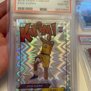 Kyle Kuzma PSA 10 rookie kaboom